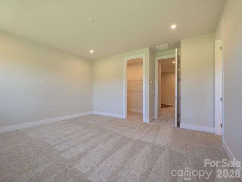 Light filled primary bedroom