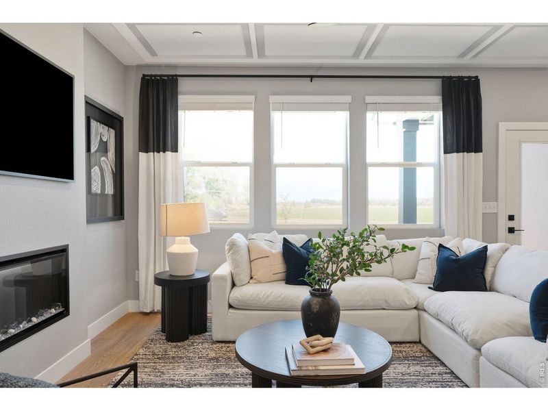Furnished interior view inside a new home in , Fort Collins (Image 13).