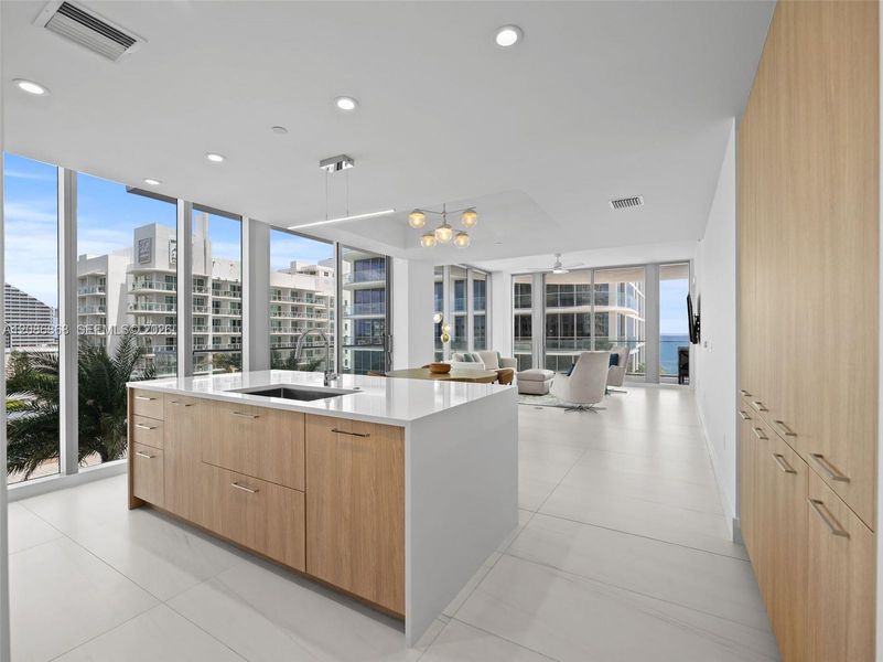 Furnished interior view inside a new home in , Fort Lauderdale (Image 10).