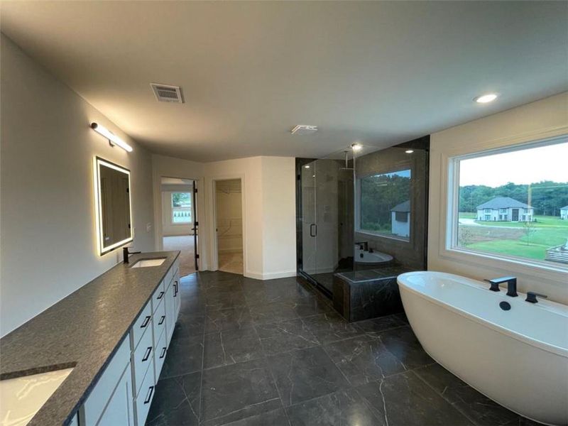 Furnished interior view inside a new home in , Conyers (Image 11).