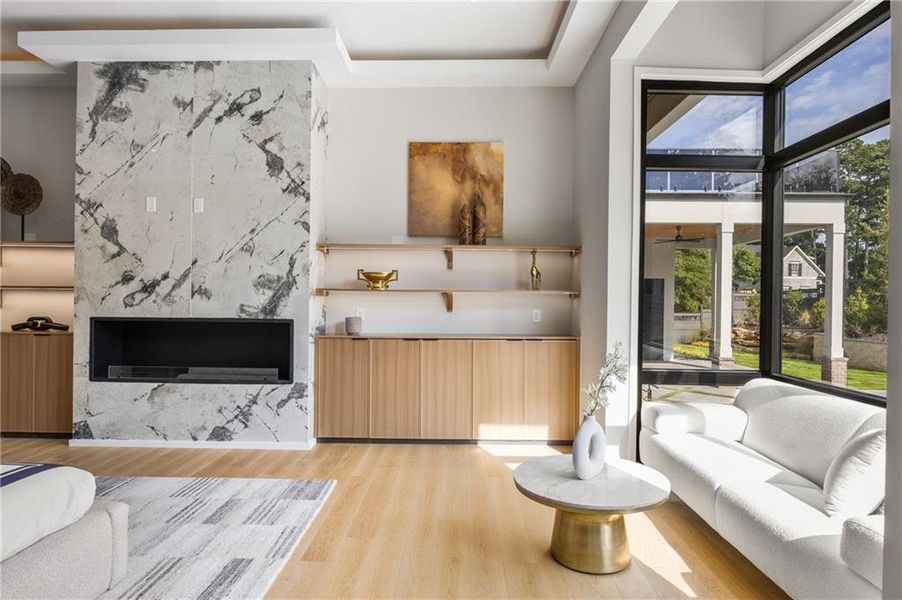 Furnished interior view inside a new home in , Marietta (Image 48).