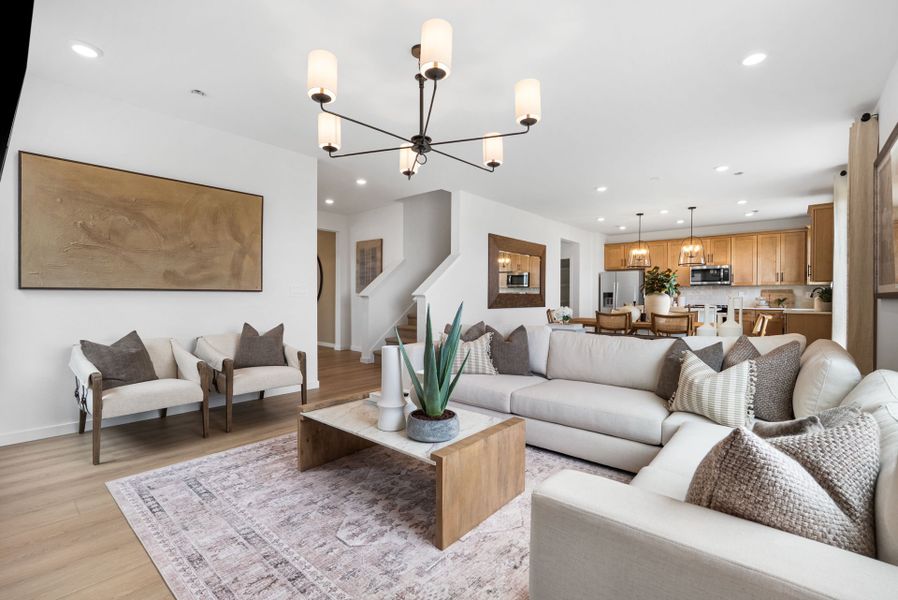 Representative furnished interior of a home built from the Pathmaker by Pulte Homes in Murata Farms, Fort Lupton (Image 13). Representative furnished interior of a home built from the Pathmaker by Pulte Homes in Murata Farms, Fort Lupton (Image 13).