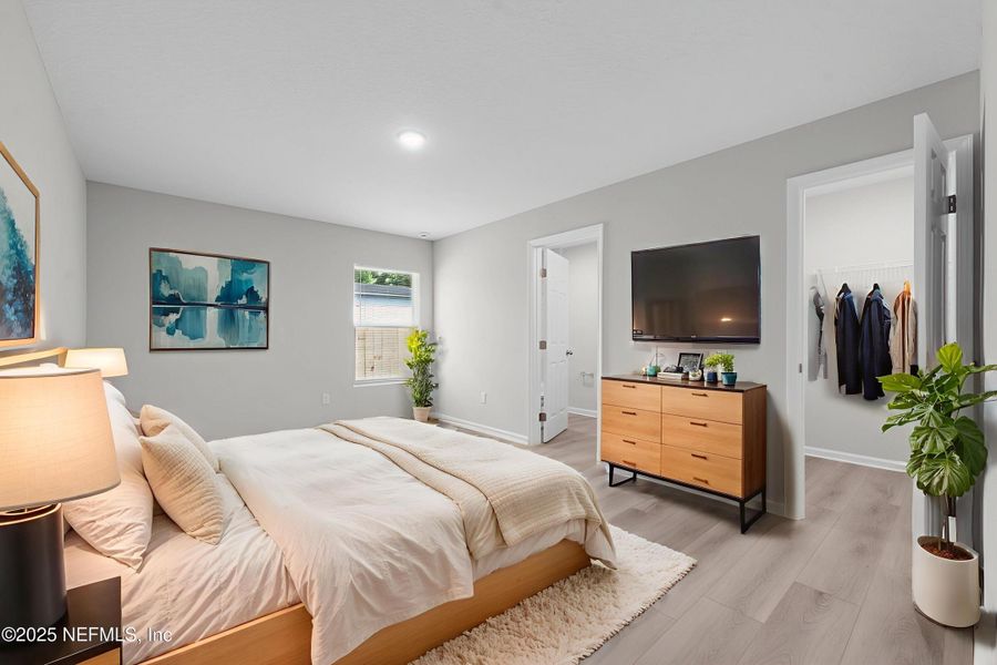 Furnished interior view inside a new home in , Jacksonville (Image 11). Furnished interior view inside a new home in , Jacksonville (Image 11).