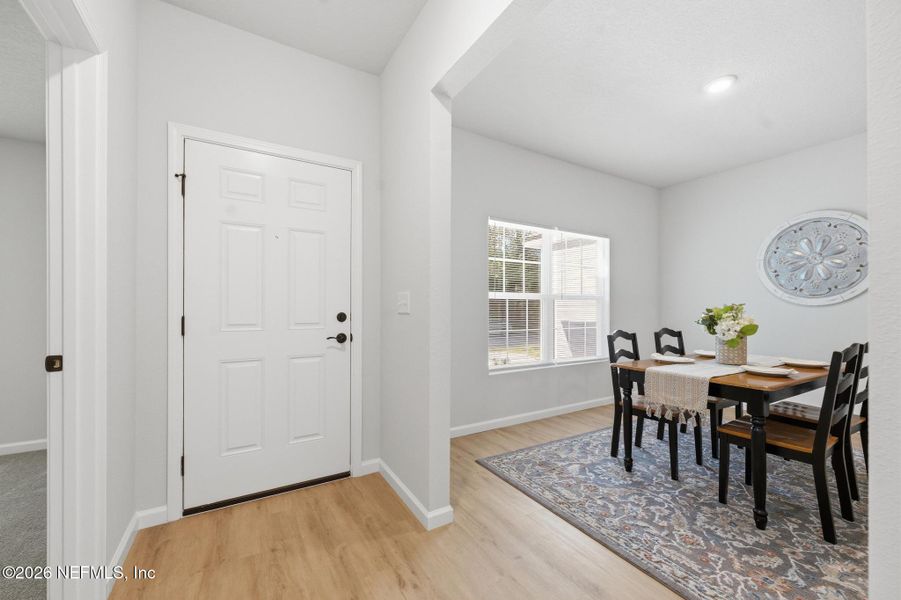 Furnished interior view inside a new home in , Jacksonville (Image 10).