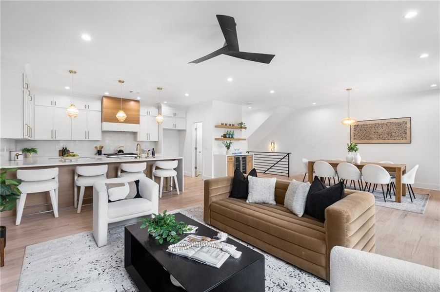 Furnished interior view inside a new home in , Smyrna (Image 15).