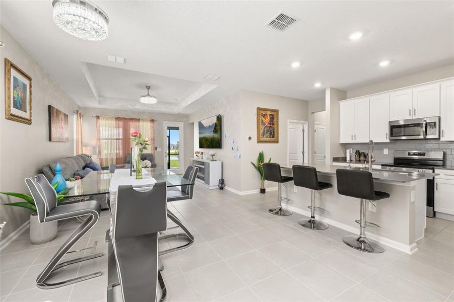Furnished interior view inside a new home in Lennar at Esplanade, Kissimmee (Image 28). Furnished interior view inside a new home in Lennar at Esplanade, Kissimmee (Image 28).