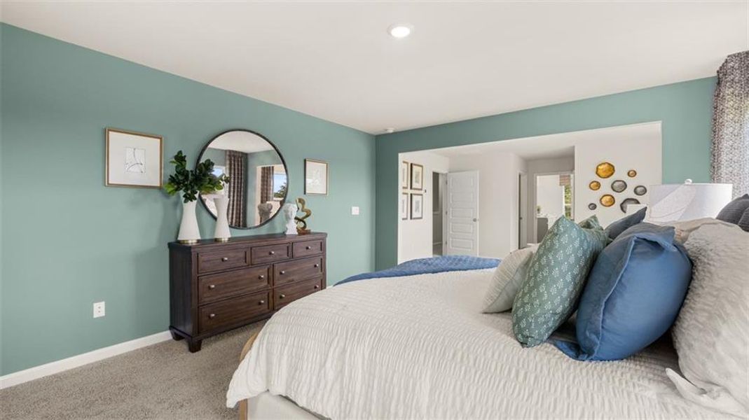 Furnished interior view inside a new home in Jackson Landing, Jefferson (Image 52). Furnished interior view inside a new home in Jackson Landing, Jefferson (Image 52).
