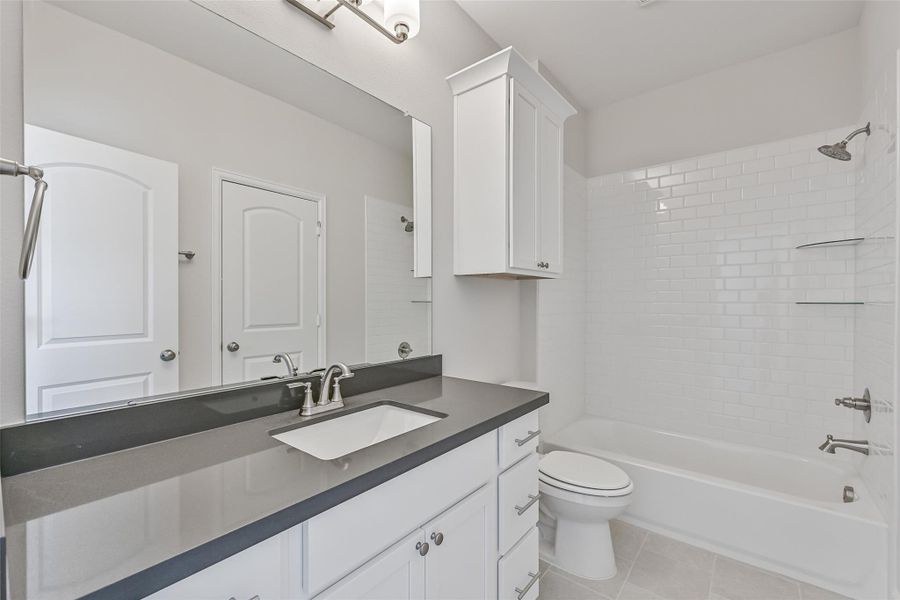 Furnished interior view inside a new home in Pearland Old Townsite, Pearland (Image 18).