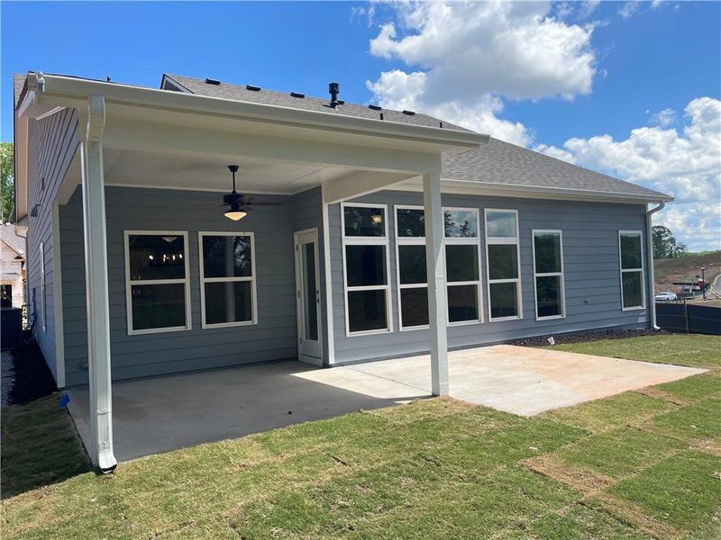 Exterior details and patio area of a home in , Gainesville (Image 29).