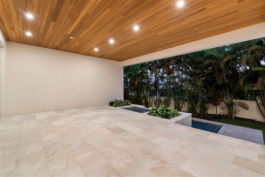 Exterior details and patio area of a home in , Tampa (Image 40).