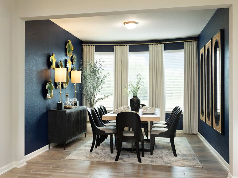 Furnished interior view inside a new home in Kallison Ranch, San Antonio (Image 7).
