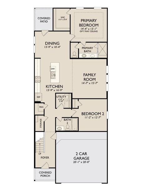 The Magnolia floor plan