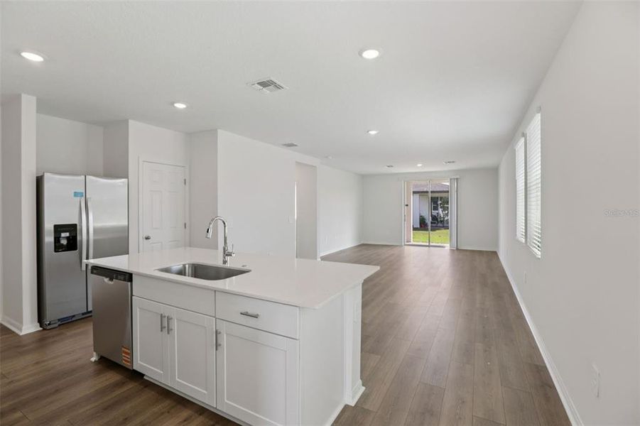 Furnished interior view inside a new home in Springs at Lake Alfred - Classic Series, Lake Alfred (Image 8).