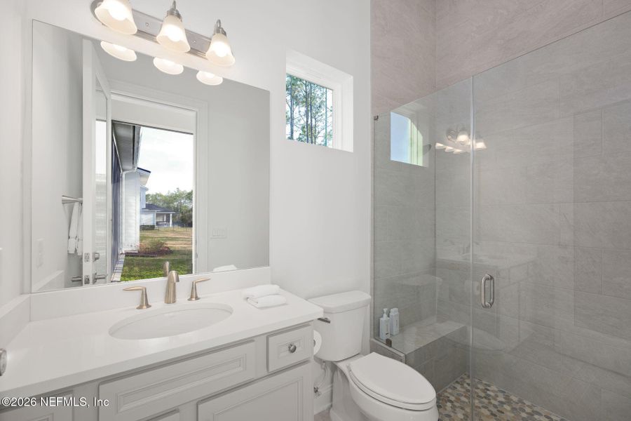 Furnished interior view inside a new home in Nocatee, Ponte Vedra (Image 35). Furnished interior view inside a new home in Nocatee, Ponte Vedra (Image 35).