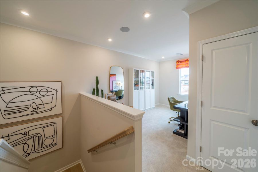 Second floor landing and loft