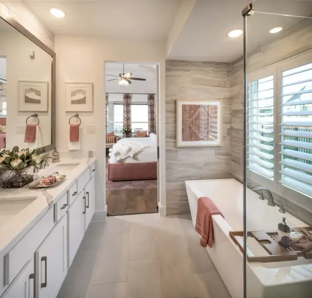 Representative Primary Bathroom - some options shown
