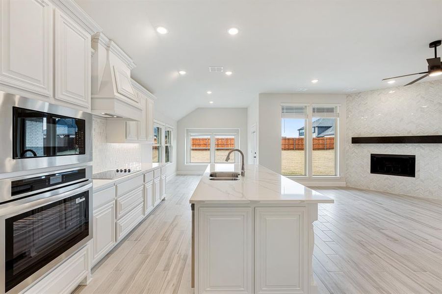 Furnished interior view inside a new home in Sunrise at Garden Valley, Waxahachie (Image 16).