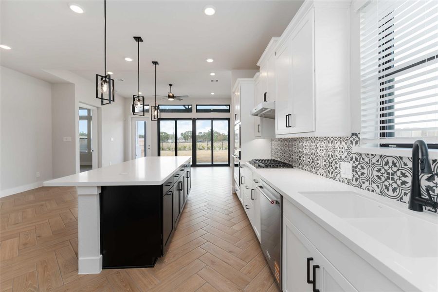 Furnished interior view inside a new home in Elyson, Katy (Image 8). Furnished interior view inside a new home in Elyson, Katy (Image 8).