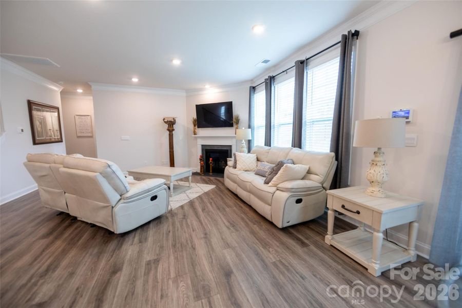 Seamless flow between living spaces.