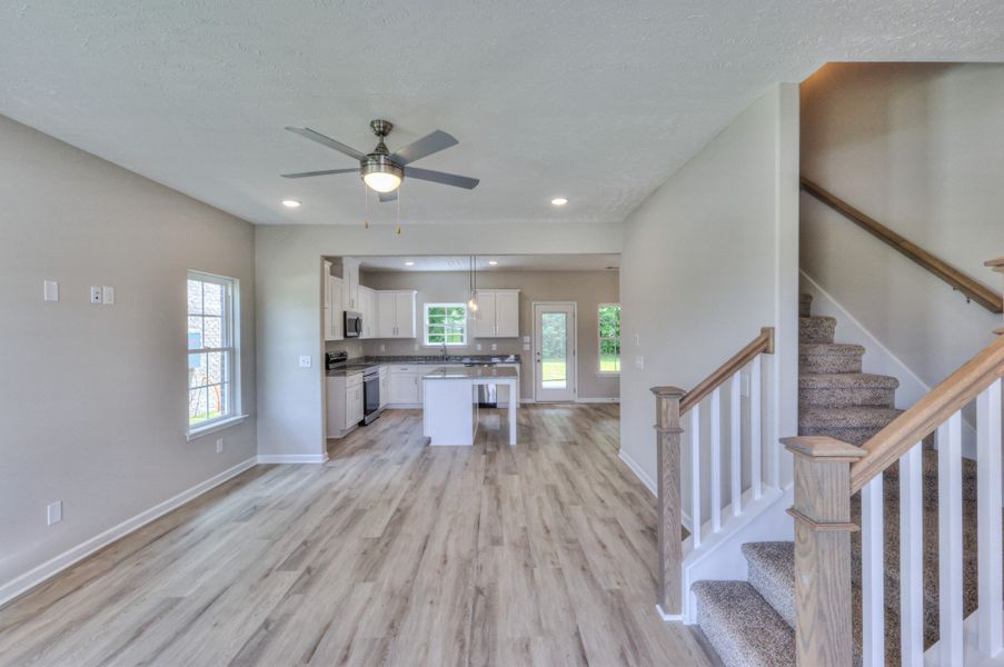 Spacious, unfurnished interior of a new home in Legacy Preserve, Tullahoma (Image 17). Spacious, unfurnished interior of a new home in Legacy Preserve, Tullahoma (Image 17).