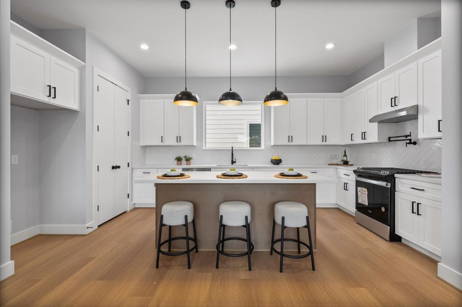 Furnished interior view inside a new home in , Houston (Image 26).