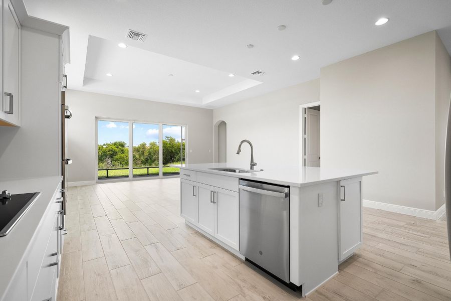 Kitchen and Great Room | 12471 SW Sunrise Lake Terrace