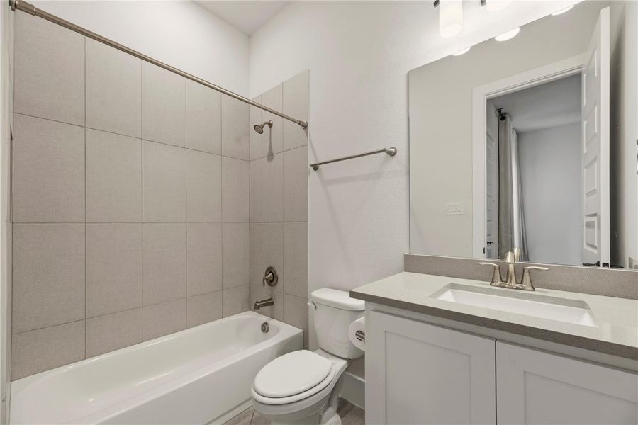 Furnished interior view inside a new home in , Cypress (Image 13).