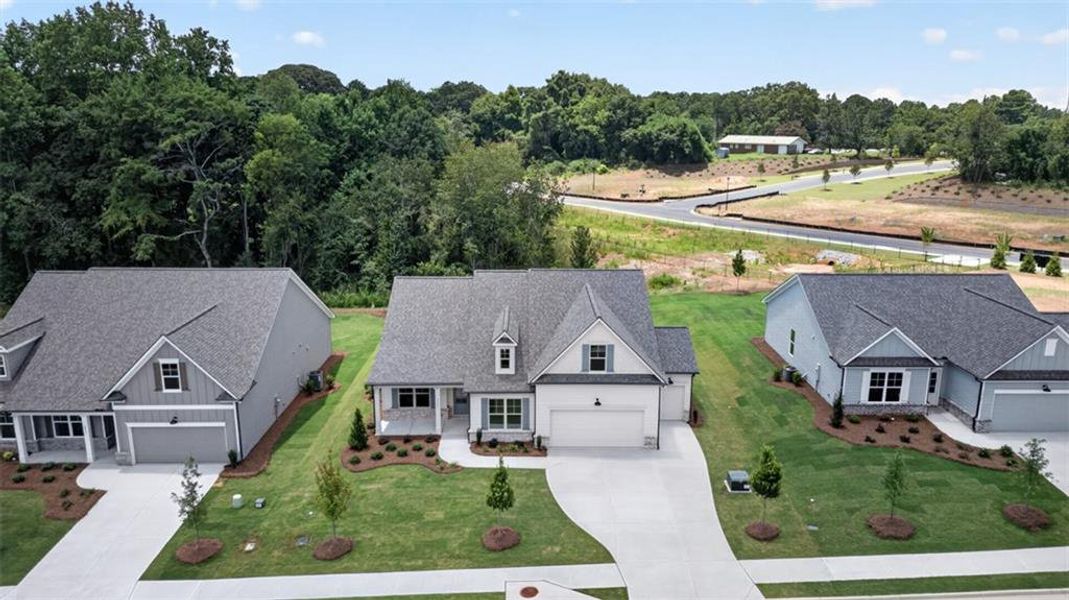 Front exterior of a new home in , Athens, GA, highlighting curb appeal (Image 26).
