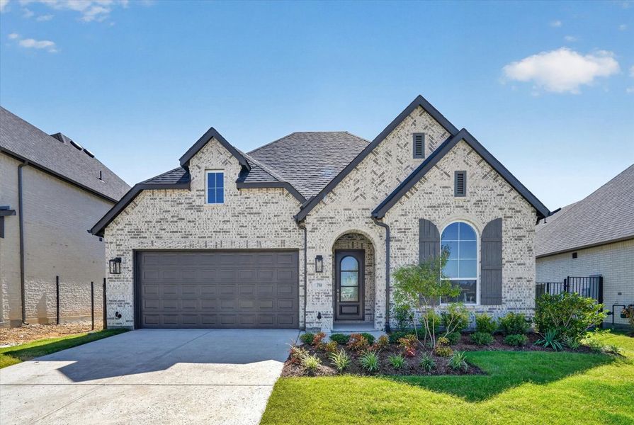 Front exterior of a new home in Goodland, Venus, TX, highlighting curb appeal (Image 1). Front exterior of a new home in Goodland, Venus, TX, highlighting curb appeal (Image 1).