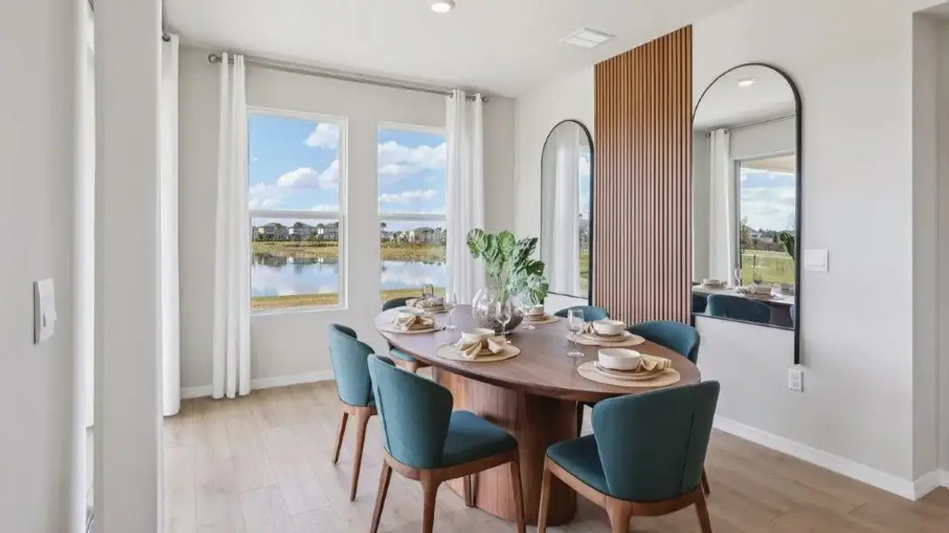 Furnished interior view inside a new home in Hawthorne Ranch, Lakeland (Image 8).