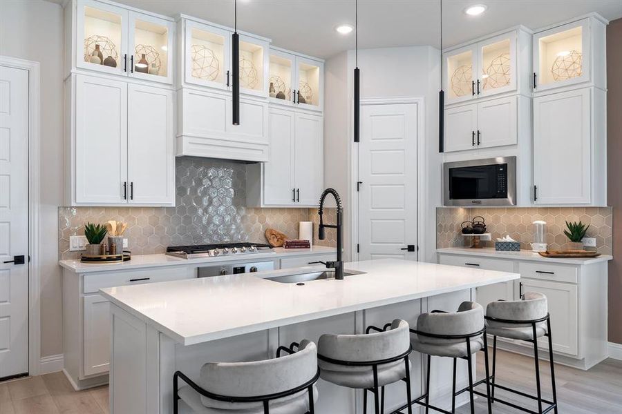 Furnished interior view inside a new home in , McKinney (Image 8).