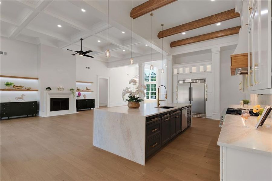 Furnished interior view inside a new home in , Monroe (Image 72).