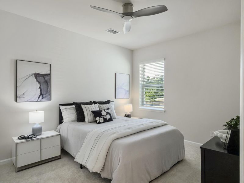 Furnished interior view inside a new home in The Groves of Berkeley, Moncks Corner (Image 31).