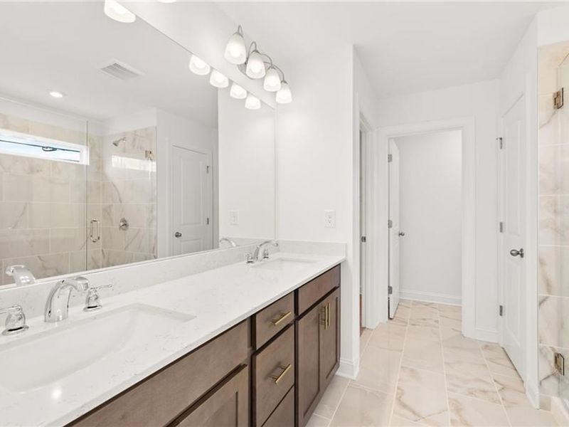 Furnished interior view inside a new home in The Village at Shallowford, Kennesaw (Image 8).