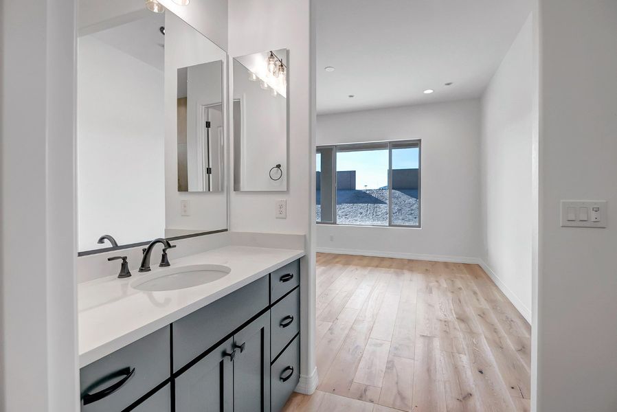 Furnished interior view inside a new home in Horizon at The Dells, Prescott (Image 9). Furnished interior view inside a new home in Horizon at The Dells, Prescott (Image 9).