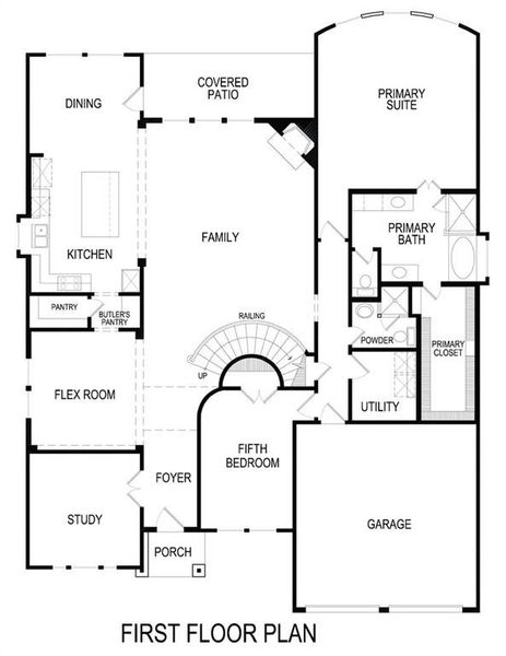 Media) First Floor Plan