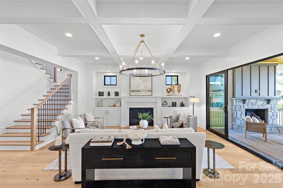 Furnished interior view inside a new home in , Charlotte (Image 6).