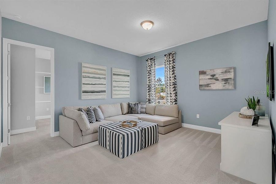 Furnished interior view inside a new home in Buena Lago, St. Cloud (Image 24). Furnished interior view inside a new home in Buena Lago, St. Cloud (Image 24).