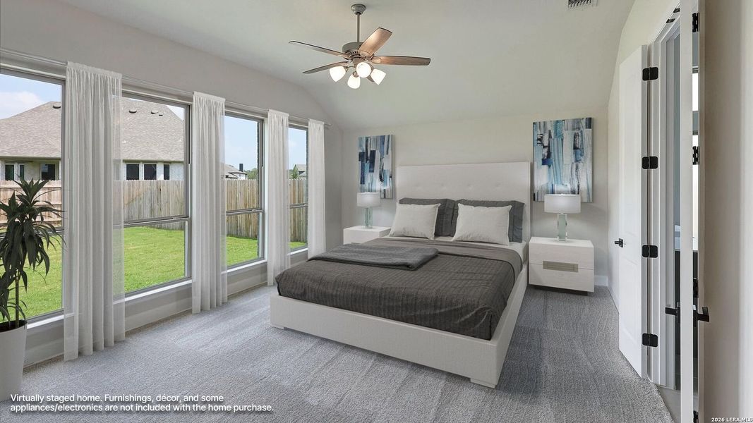 Furnished interior view inside a new home in Alsatian Oaks, Castroville (Image 16).