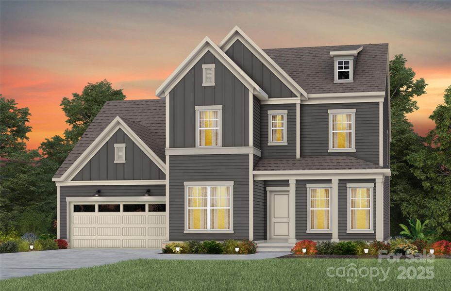 Northridge Floor Plan; Elevation #12; Representative Rendering