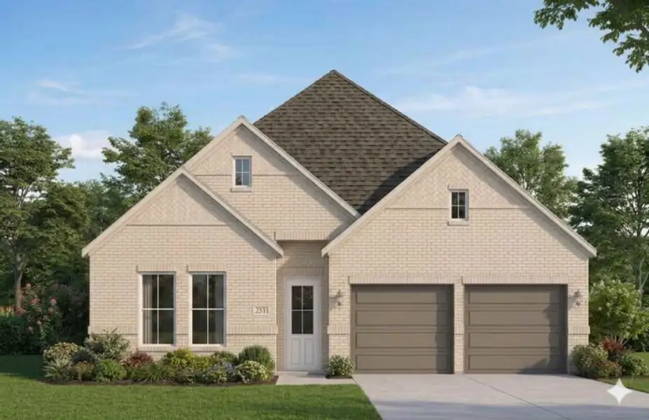 Representative exterior photo of a completed home built from the Grapevine by Windsor Homes in Anna Town Square, Anna, TX (Image 5).