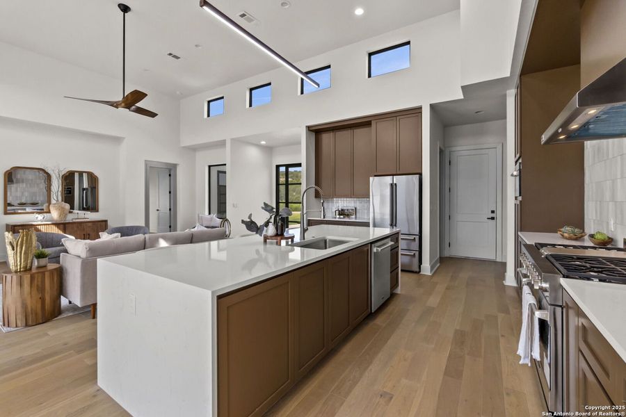 Furnished interior view inside a new home in , San Antonio (Image 14). Furnished interior view inside a new home in , San Antonio (Image 14).