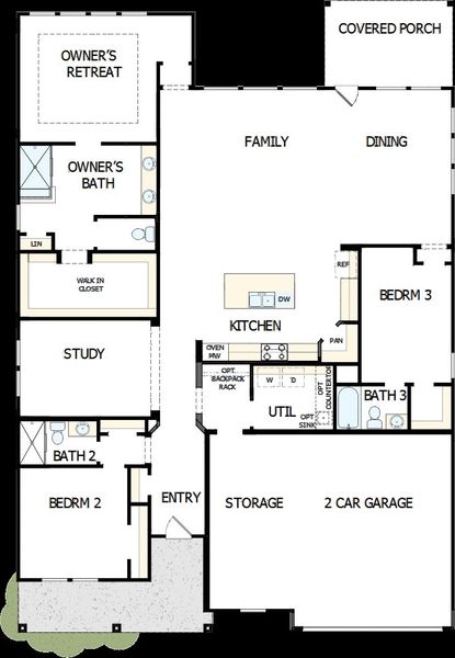 2D floor plan layout of this home in Encore at Harmony, Harrisburg, NC (Image 5). 2D floor plan layout of this home in Encore at Harmony, Harrisburg, NC (Image 5).
