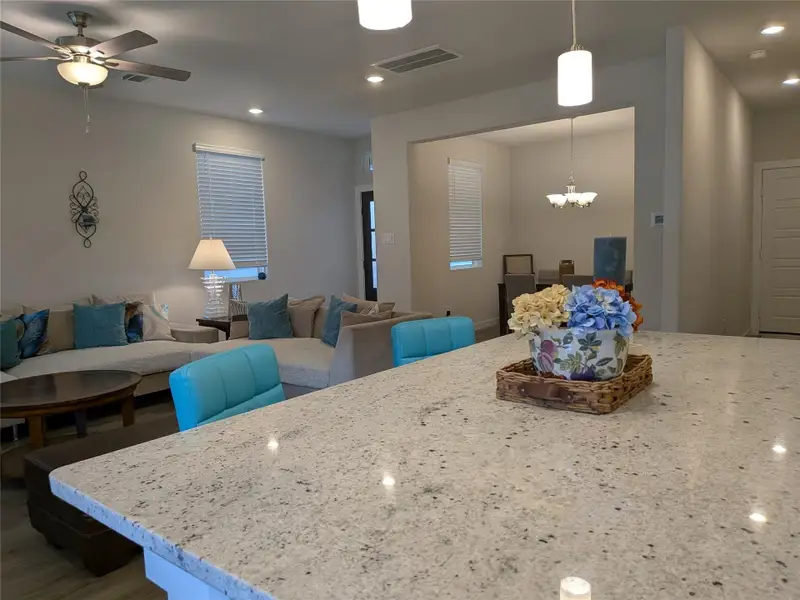 Furnished interior view inside a new home in McClendon Park Village, Houston (Image 7).