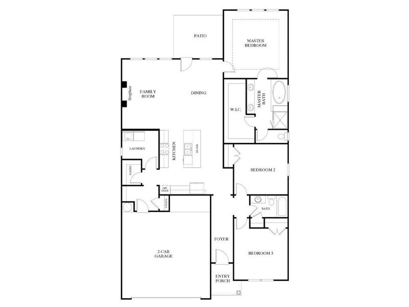 2D floor plan layout of this home in Red Bird Manor, Jefferson, GA (Image 6). 2D floor plan layout of this home in Red Bird Manor, Jefferson, GA (Image 6).