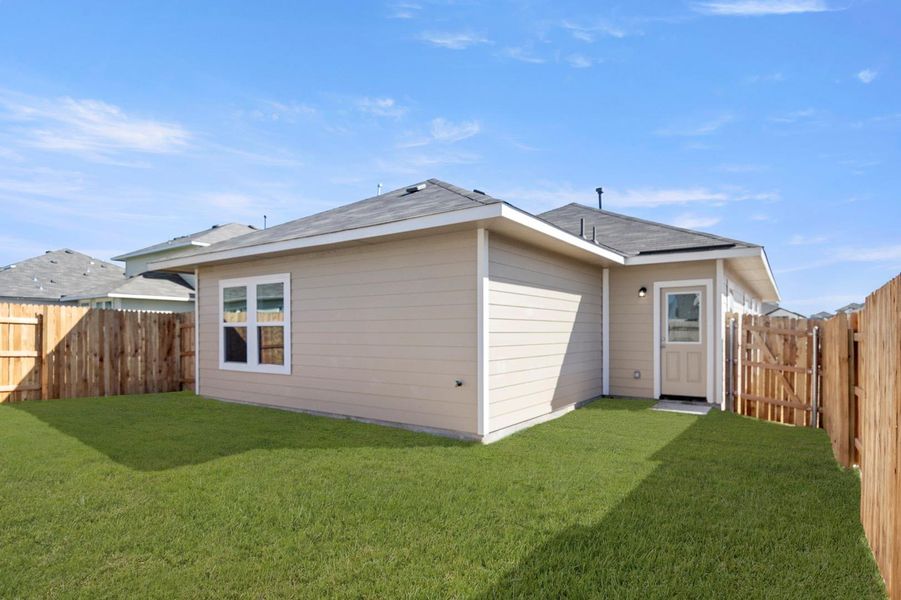 Exterior details and patio area of a home in Hymeadow, Maxwell (Image 4). Exterior details and patio area of a home in Hymeadow, Maxwell (Image 4).