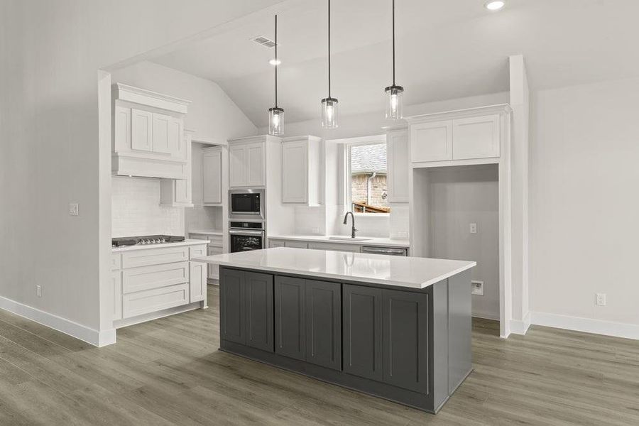 Furnished interior view inside a new home in Valencia on The Lake, Little Elm (Image 5). Furnished interior view inside a new home in Valencia on The Lake, Little Elm (Image 5).