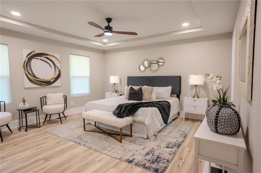 Furnished interior view inside a new home in , Covington (Image 19).