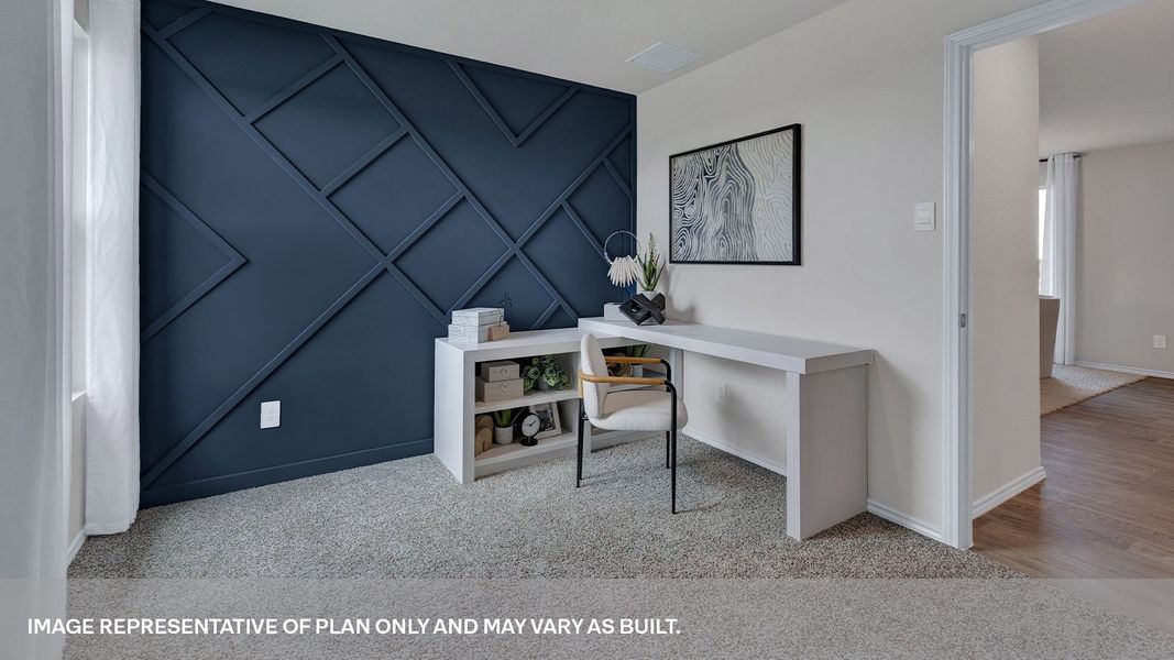 Furnished interior view inside a new home in Sunset Oaks, Maxwell (Image 13).