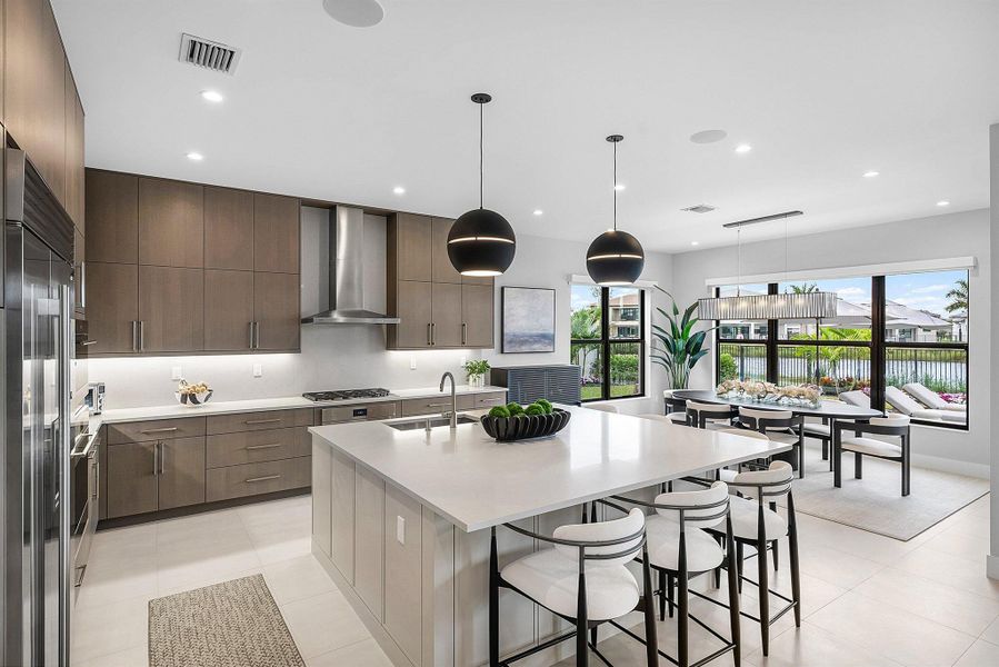 Furnished interior view inside a new home in , Boca Raton (Image 74). Furnished interior view inside a new home in , Boca Raton (Image 74).